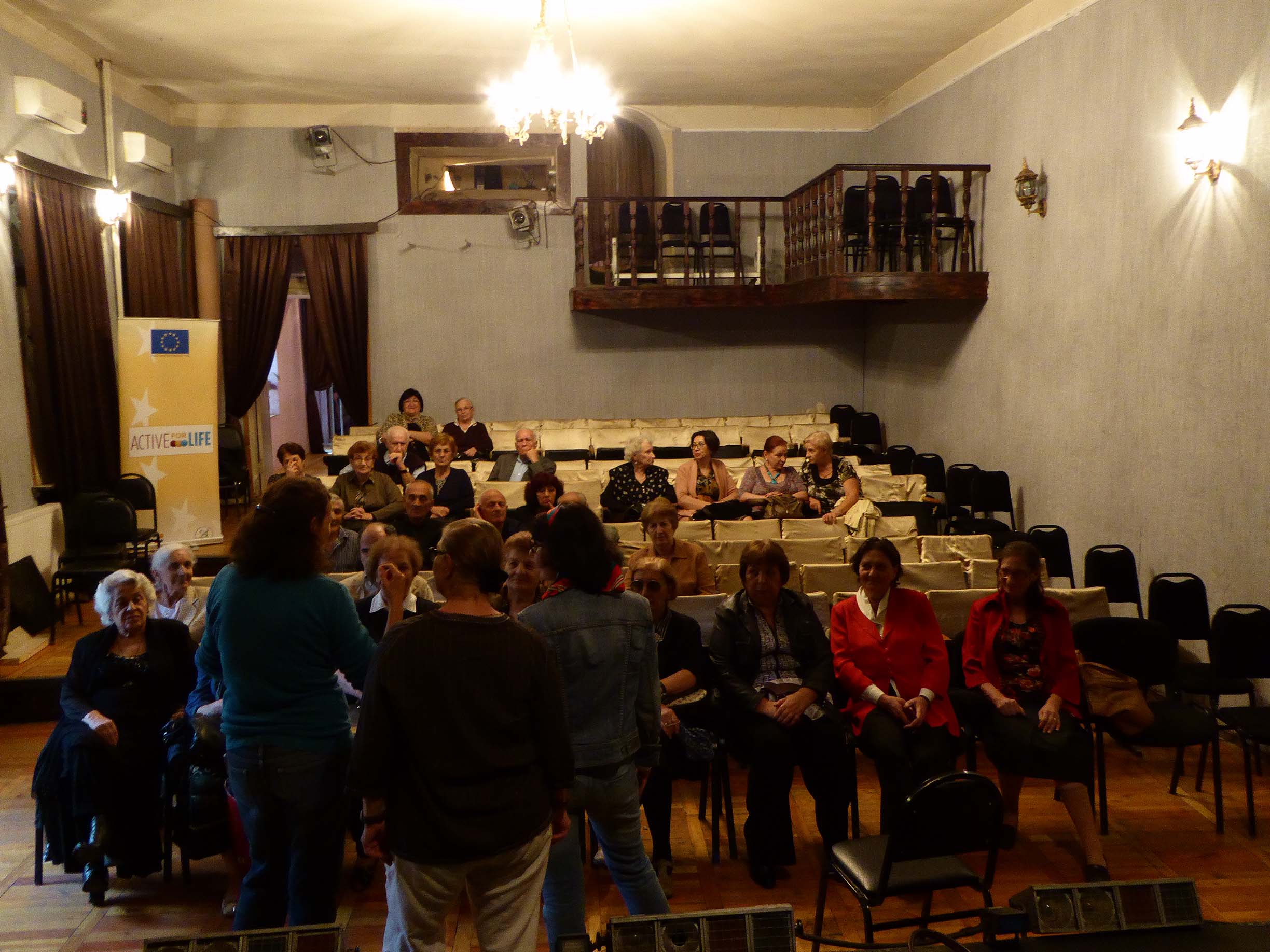 apa '15_Footnotes on... / Informal meeting with Tbilisi Senior Citizens <br />oct 2015 (Theatre Giorgi Leonidze State Museum of Georgian Literature Tbilisi)